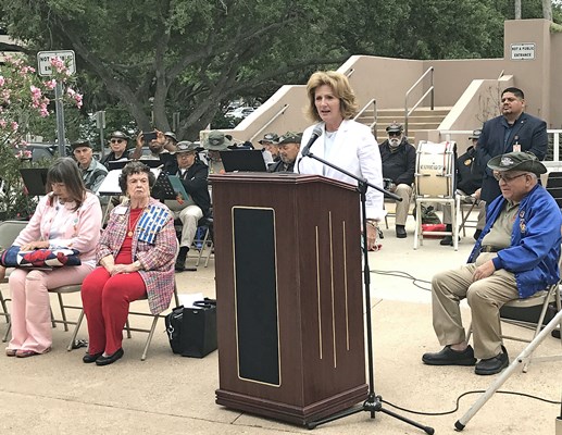 Honorary Partner ceremony for TX VVA Chapter 910 by the Corpus Christi Chapter NSDAR.